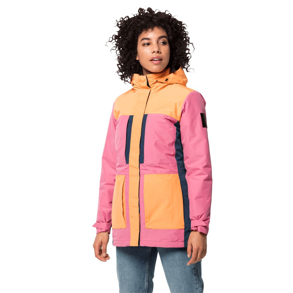 Jack Wolfskin 365 FLASH FIELD Női Vízálló Kabát Rózsaszín - AKWXCF-943